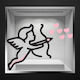 Стикер Свети Валентин Angel 120x100см