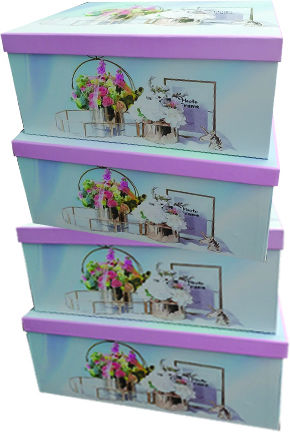 AGC Papier Aufbewahrungsbox mit Deckel 10 Stück