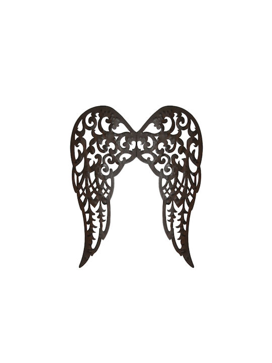 InTheBox Decorative Silhouette Deco Black Made of Metal 55x0.64x34cm