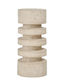 InTheBox AXIS Candle Holder Polyresin in Beige Colour 9.1x21.2x9.1cm
