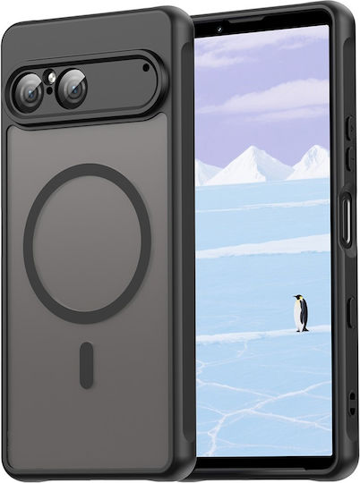Erbord Umschlag Rückseite Kunststoff / Silikon Schwarz (Xperia 10 VII)