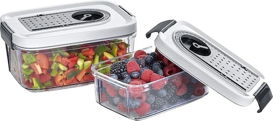 Severin Set Mittagsboxen Transparent 2 Stück