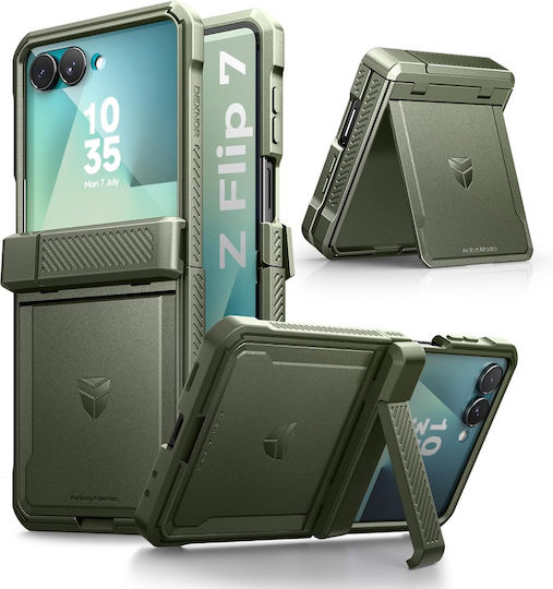 Dexnor Umschlag Rückseite Grün (Galaxy Z Flip7)