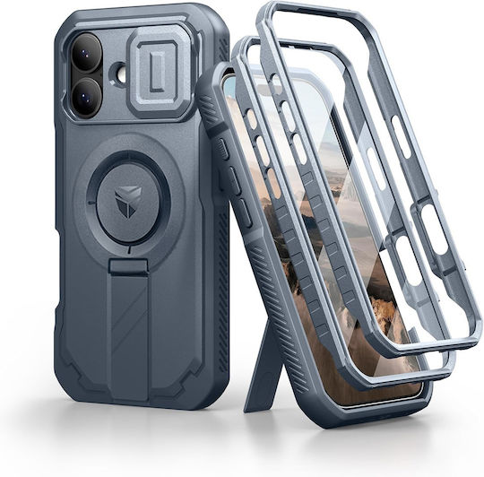 Dexnor 360 Full Cover Μεταλλικό Μπλε (iPhone 17)