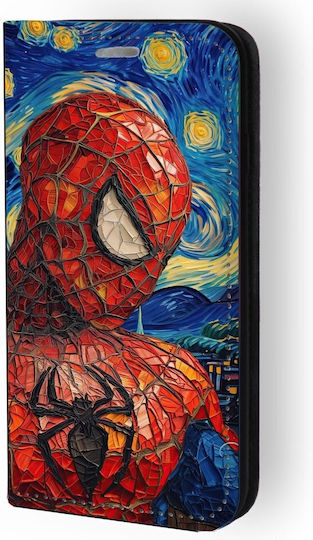 Book Case Spiderman Design 91856 Xiaomi Redmi 15c