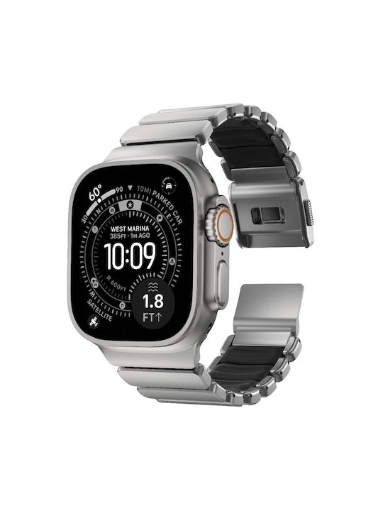 Nomad Λουράκι Ανοξείδωτο Ατσάλι Μπεζ (Apple Watch 44/45/46mm/Ultra 49mm)
