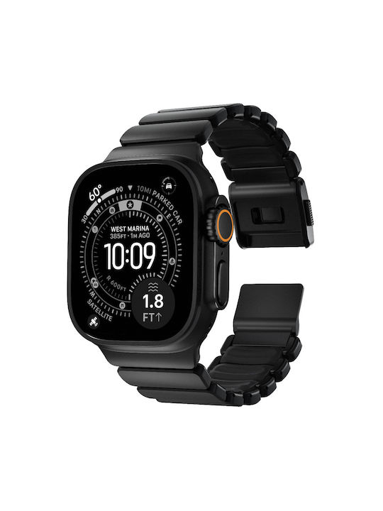 Nomad Λουράκι Ανοξείδωτο Ατσάλι Μαύρο (Apple Watch 44/45/46mm/Ultra 49mm)