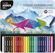 Set 24 Watercolor Pencils In A Metal Box Kidea Kamp24ka