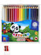 Set Creioane Colorate Triunghiulare Astra Astrino 18 Culori Ascuțitoare