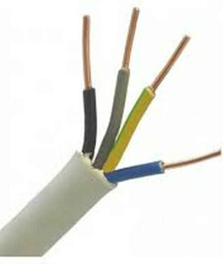 Cablu Nym A05vv-u 4x1 5mm2 Alb 100m