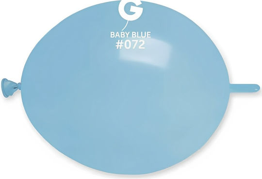 12 Inch Baby Blue Balloons Link-o-loons With LEDs 100 Pieces