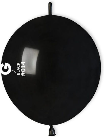 12" Black Balloons Link-o-loons Little Tail 100 Pieces