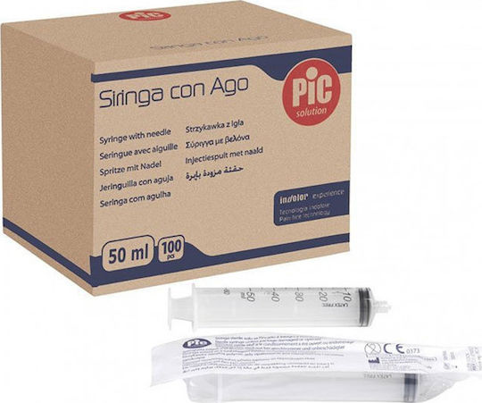 PiC Solution Catetere Feeding Syringes without Needle 50ml 50pcs