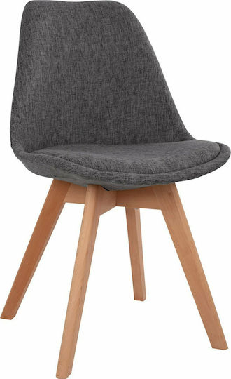 Vegas Stühle Speisesaal Gray 4Stück 47x56.6x82cm