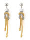 George Art Jewels Earrings made of Silver Gold Plated