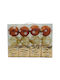 Ornament suspendat Glob Cupru Set 12buc