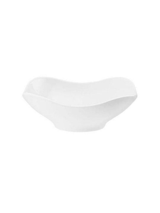 Seltmann Serving Bowl Square made of Porcelain White 13x13cm