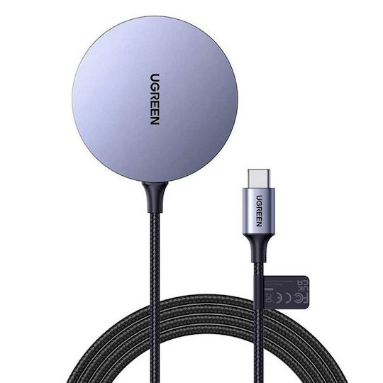 Ugreen и кабел USB-C 15W Сив (CD245)