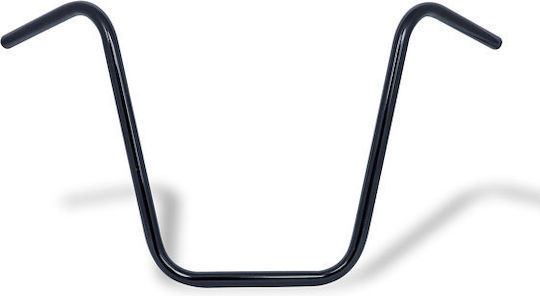 Motorcycle Handlebar Harley-Davidson Black Apehanger Handlebar 18" Rise 1" Black