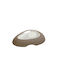 Espiel Spirit Dip-Schüssel Rund Keramik Beige mit Durchmesser 21cm