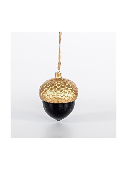 Ornament suspendat Ghindă Negru 9x12buc