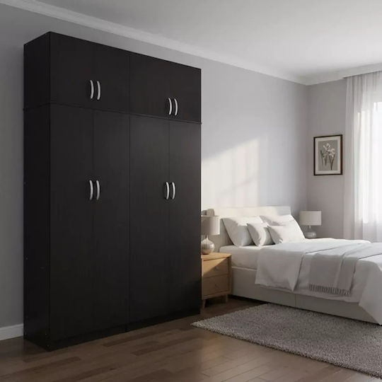 Four Door with Loft Lego Ι 160x42x240cm Wenge