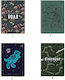 interDRUK Spiral Notebook Ruled B5 240 Sheets 4 Subjects Boys 1pcs (Μiscellaneous Designs)