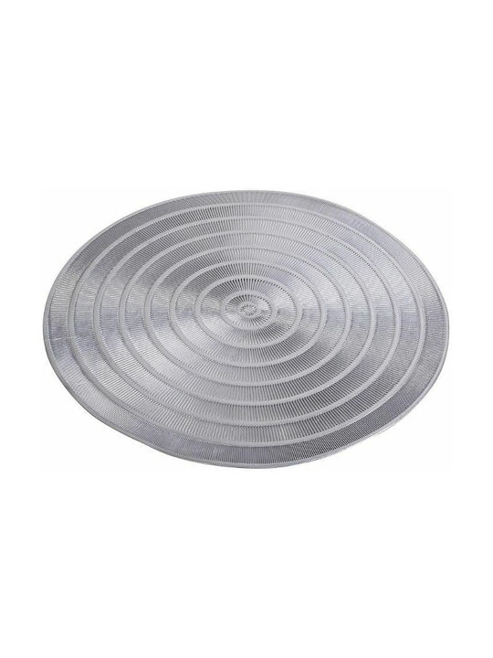 Espiel Platzdeckchen Rund Kunststoff Silber 38cm 1Stück Espiel Platzdeckchen Rund Kunststoff Silber 38cm 1Stück