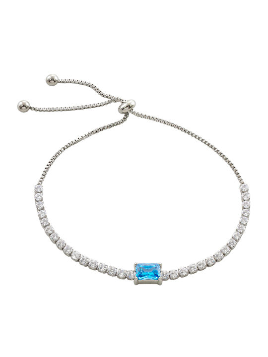 Loisir Women's Bracelet Riviera made of Steel with Zircon