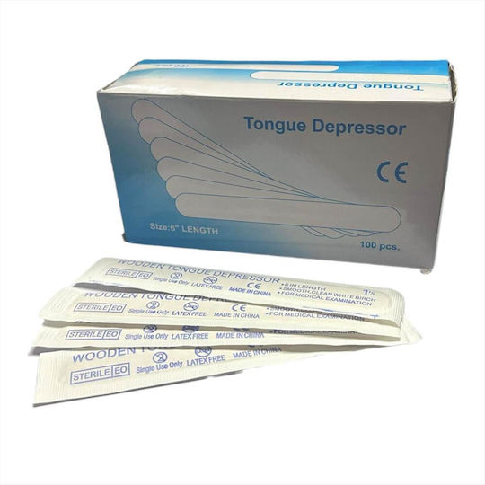 Шпатули За Естетика Tongue Depressor 25см X 1.8см 100 Броя
