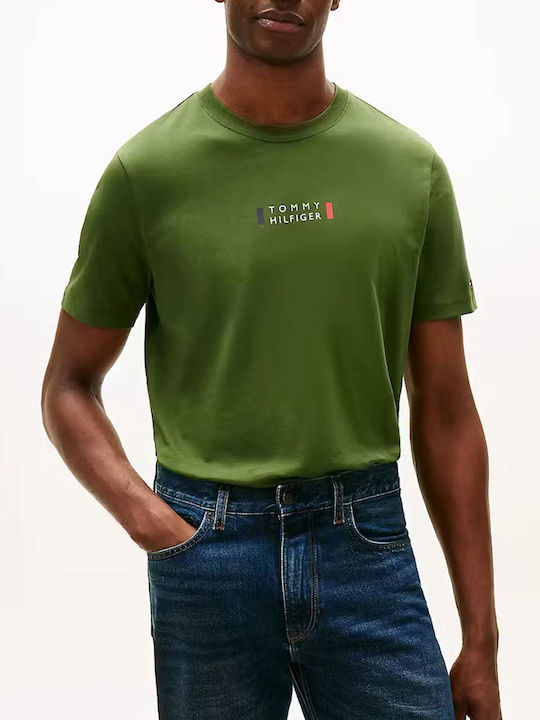 Tommy Hilfiger Neck Тениска Green
