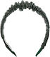 Women's Faux Leather Hair Headband Scrunch – Khaki