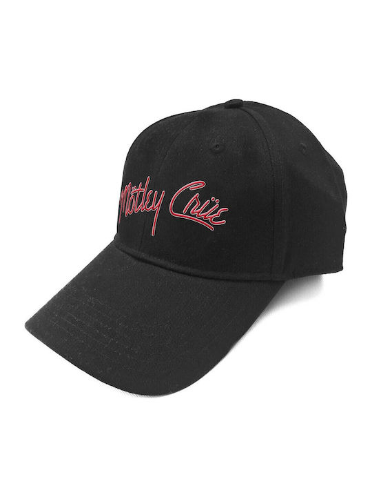 Καπέλο Motley Crue Logo Baseball Cap Black Motcap02b