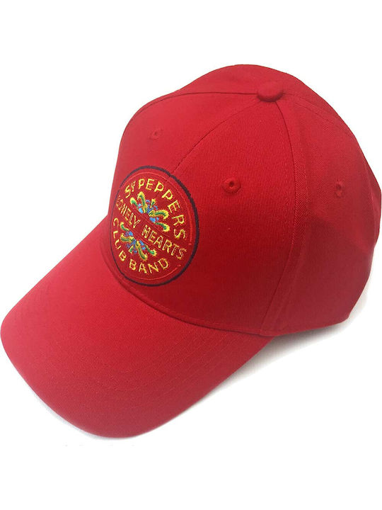 Beatles Sgt Pepper Drum Baseball Cap Rote Beatcap02r