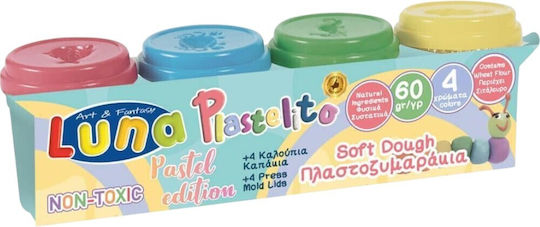 Luna 4 Plasticine Modelling Doughs for 3+ Years