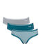 Βαμβακερά Femei Șir de caractere 3Pack cu Dantelă Colorful