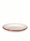 Teller Untiefe Emaye Weiß 28cm