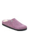 Zermatt Shearling Anatomical Women's Slippers with Fur Purple Narrow Fit