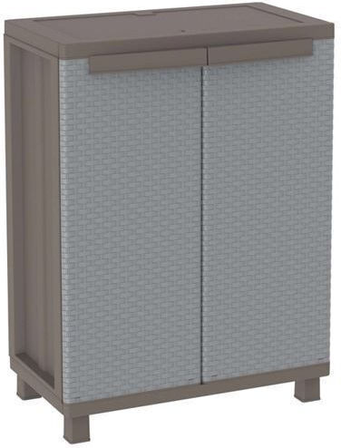 Double Door Wardrobe Plastic 68x37.5x91.5cm