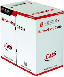 Techly 305540 Direct Attach Copper Cat.6 Καλώδιο Ethernet 305m Γκρι