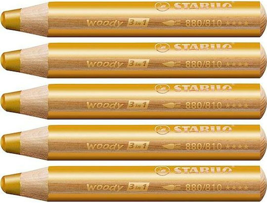 Stabilo Woody Set de creioane colorate 5buc Pachet de 1 ambalaje