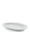 GTSA Serving Platter Oval made of Porcelain White 19x12cm