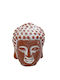 Espiel Decorative Buddha made of Ceramic 14.5x14.5x18.5cm 1pcs