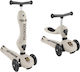 Kinderroller 3-Rad mit Sitz für 18 Monate Grau