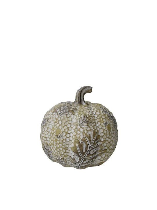 Decorative Tabletop Pumpkin Polyresin Beige Espiel 19.5x18.5cm Set 2 Pieces Material Polyresin Beige Espiel Vre212k2