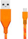 Редовна USB 2.0 до микро USB кабел Оранжев 1м (1840) 1бр