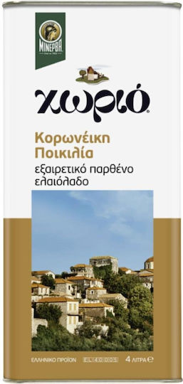 Μινέρβα Εξαιρετικό Παρθένο Ελαιόλαδο Χωριό Κορονέικο Εξαιρετικό Παρθένο Ελαιόλαδο 4lt