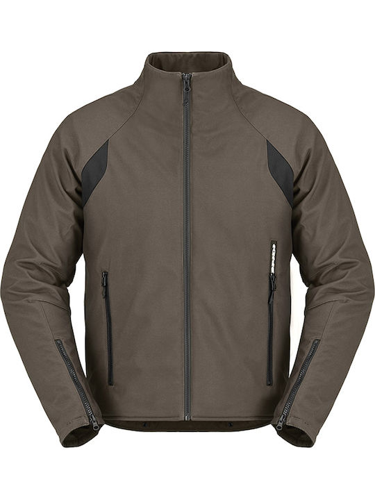 Spidi The Standard Jacket H2OUT Winter Men's Motorcycle Jacket Softshell Waterproof Dark Green 008
