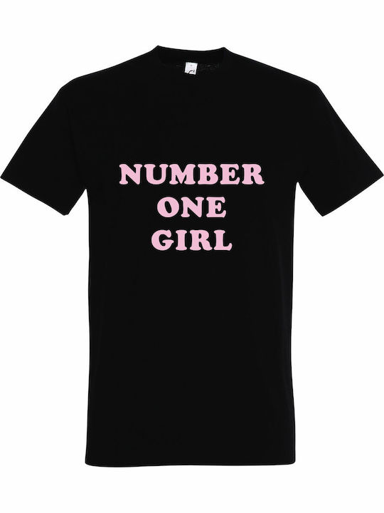 kirikoko Παιδικό T-shirt Black Rosé Number One ...