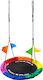 Meteor Leagăn Cuib Suspendată Metalică 110x110x110cm. Multicoloră